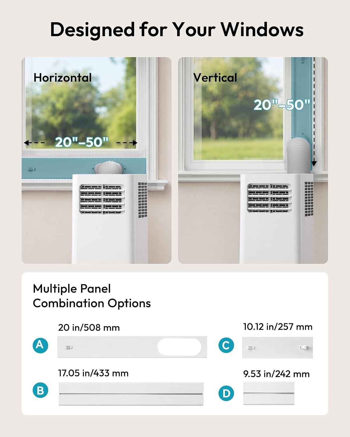 image:imageEUHOMY 14000 BTU Portable Air ConditionersSmart AC Unit with Heat APP14 000 BTU HEAT NEW WIFI