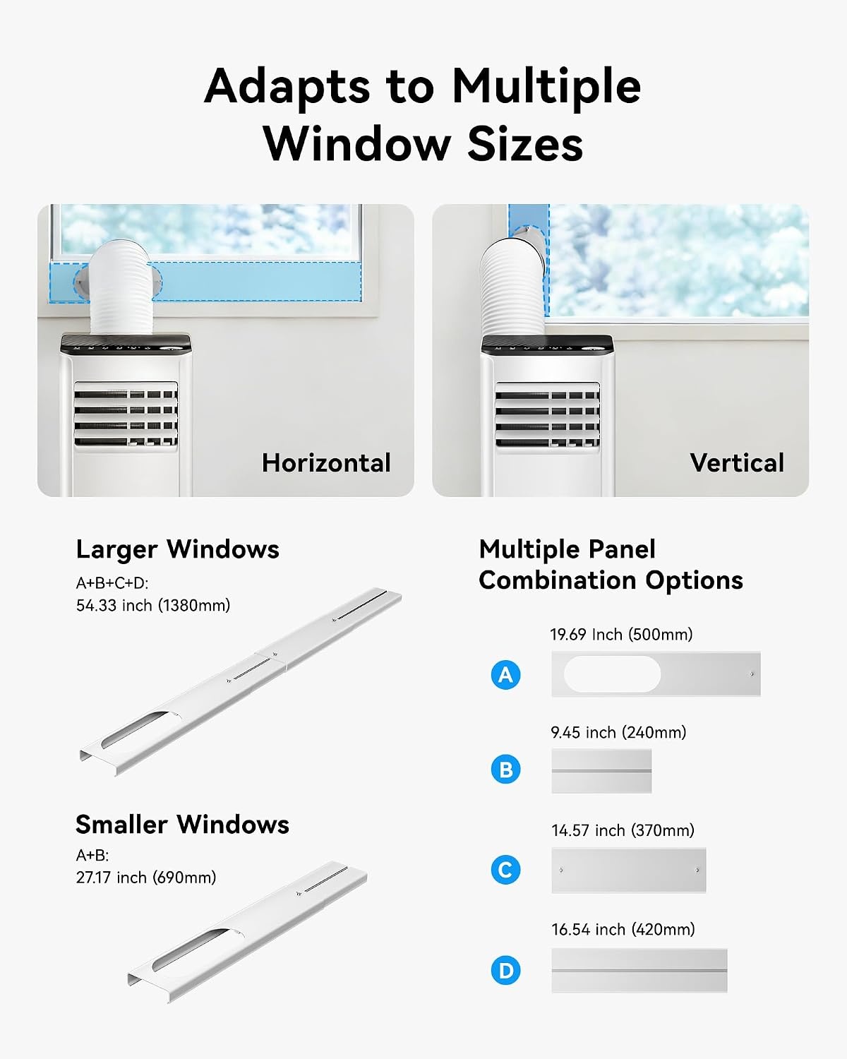 image:imageEUHOMY Portable Air Conditioners 8000 BTU AC for Rooms Up to 350 Sq Ft8 000 BTU