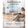EUHOMY 14,000 BTU Portable Air Conditioners,Smart AC Unit with Heat, APP(12 000 BTU  HEAT  WIFI)