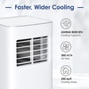 EUHOMY 14,000 BTU Portable Air Conditioners,Smart AC Unit with Heat, APP(9000)