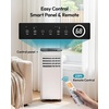 EUHOMY Portable Air Conditioners, 8,000 BTU AC for Rooms Up to 350 Sq. Ft.(10 000 BTU)