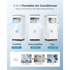 EUHOMY Portable Air Conditioners, 8,000 BTU AC for Rooms Up to 350 Sq. Ft.(8 000 BTU White)