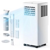 EUHOMY 10,000 BTU Portable Air Conditioners for Rooms Up to 450 Sq. Ft.(White)