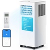 EUHOMY 14,000 BTU Portable Air Conditioners,Smart AC Unit with Heat, APP(14 000 BTU  HEAT  NEW  WIFI)