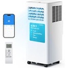 EUHOMY 14,000 BTU Portable Air Conditioners,Smart AC Unit with Heat, APP(14 000 BTU  WIFI  White)