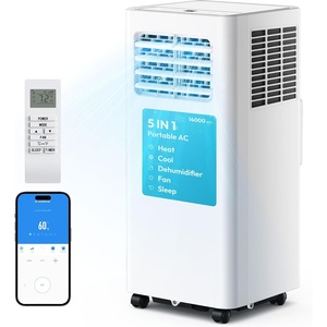 EUHOMY 14,000 BTU Portable Air Conditioners,Smart AC Unit with Heat, APP(14 000 BTU  HEAT  NEW  WIFI)
