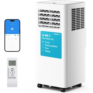 EUHOMY Portable Air Conditioners, 8,000 BTU AC for Rooms Up to 350 Sq. Ft.(14 000 BTU  WIFI)