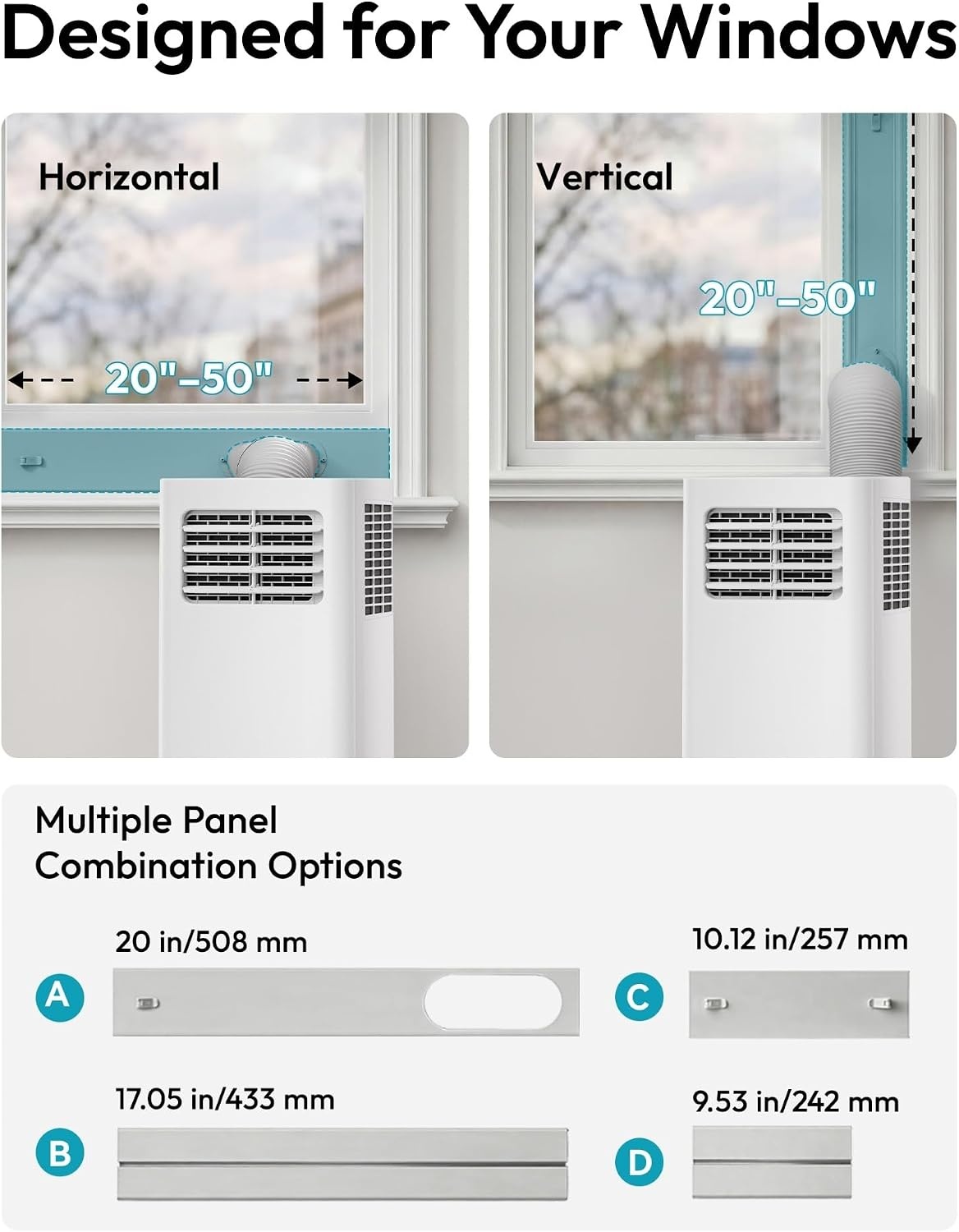 image:imageEUHOMY 8000 Btu Portable Air Conditioners 3 in 1 Portable AC with Cool Dry Fan Modes Quiet Air Conditioners with 24H Timer amp Sleep Modes with Remote for Bedroom Apartments up to 350 SqFt10 000 BTU