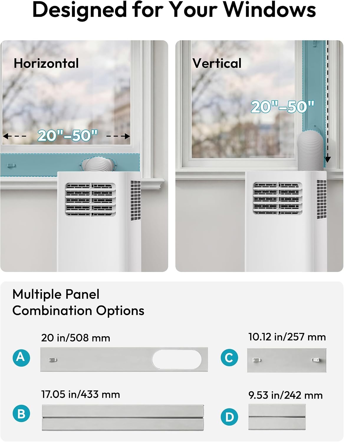 image:imageEUHOMY 8000 Btu Portable Air Conditioners 3 in 1 Portable AC with Cool Dry Fan Modes Quiet Air Conditioners with 24H Timer amp Sleep Modes with Remote for Bedroom Apartments up to 350 SqFt8 000 BTU