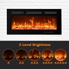 EUHOMY 50 Inch Electric Fireplace Recessed and Wall Mounted(20 Inch)