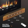 EUHOMY 50 Inch Electric Fireplace Recessed and Wall Mounted(50 Inch)