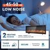 EUHOMY 50 Inch Electric Fireplace Recessed and Wall Mounted(50 Inch Premium)