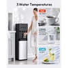 Euhomy Bottom Loading Water Dispenser, 3 Temperatures, 3 or 5 Gal Bottles(Black)