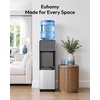 Euhomy Hot & Cold Water Dispenser, Top Loading Water Dispenser for 3 or 5 Gallon Bottles, Top Loading Hot & Cold Water Dispensor with Child Safety Lock, for Office, Home