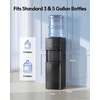 Euhomy Top Load Water Dispenser for 3 or 5 Gallon Bottles, Countertop Water Cooler with 3 Temperatures, Hot & Cold Water with Child Safety Lock, for Home, Office, Kitchen(Top-loading)