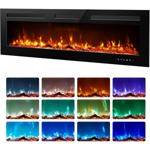 EUHOMY 36 Inch Electric Fireplace Recessed and Wall Mounted(Upgrade 60Inch)