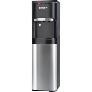 Euhomy Top Load Water Dispenser for 3 or 5 Gallon Bottles, Countertop Water Cooler with 3 Temperatures, Hot & Cold Water with Child Safety Lock, for Home, Office, Kitchen(Toploading)