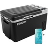 EUHOMY 32QT 12 Volt Refrigerator, Electric Cooler, Usable Battery, -4℉~68℉(24 QT CFJ)