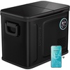 EUHOMY 58QT 12 Volt Refrigerator,Dual Zone -4℉~68℉ Portable Freezer for Car(48QT APP)