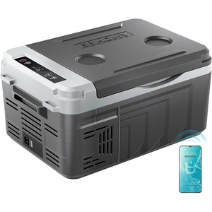 EUHOMY 12QT 12 Volt Refrigerator, Portable Car Fridge with App Control(12QT APP)