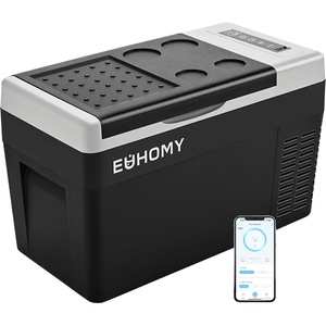EUHOMY 12QT 12 Volt Refrigerator, Portable Car Fridge with App Control(26QT APP)