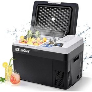 EUHOMY 32QT 12 Volt Refrigerator, Electric Cooler, Usable Battery, -4℉~68℉(31 QT CFJ)