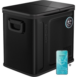 EUHOMY 58QT 12 Volt Refrigerator,Dual Zone -4℉~68℉ Portable Freezer for Car(58QT APP)