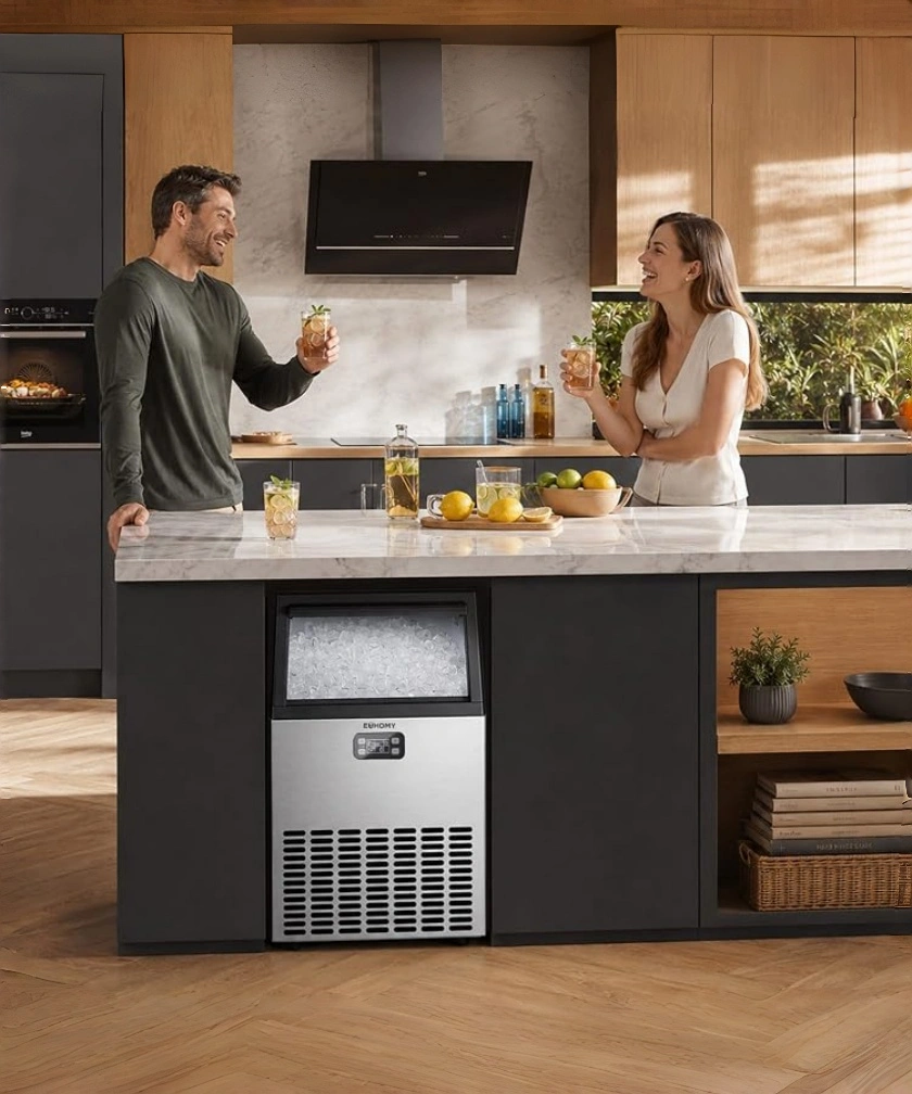 EUHOMY ice maker machine for home and MiniFridge