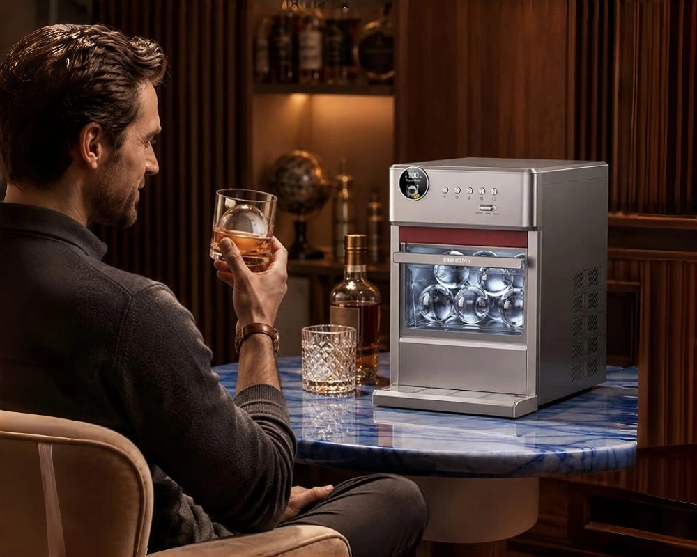 EUHOMY ice maker machine for home and MiniFridge