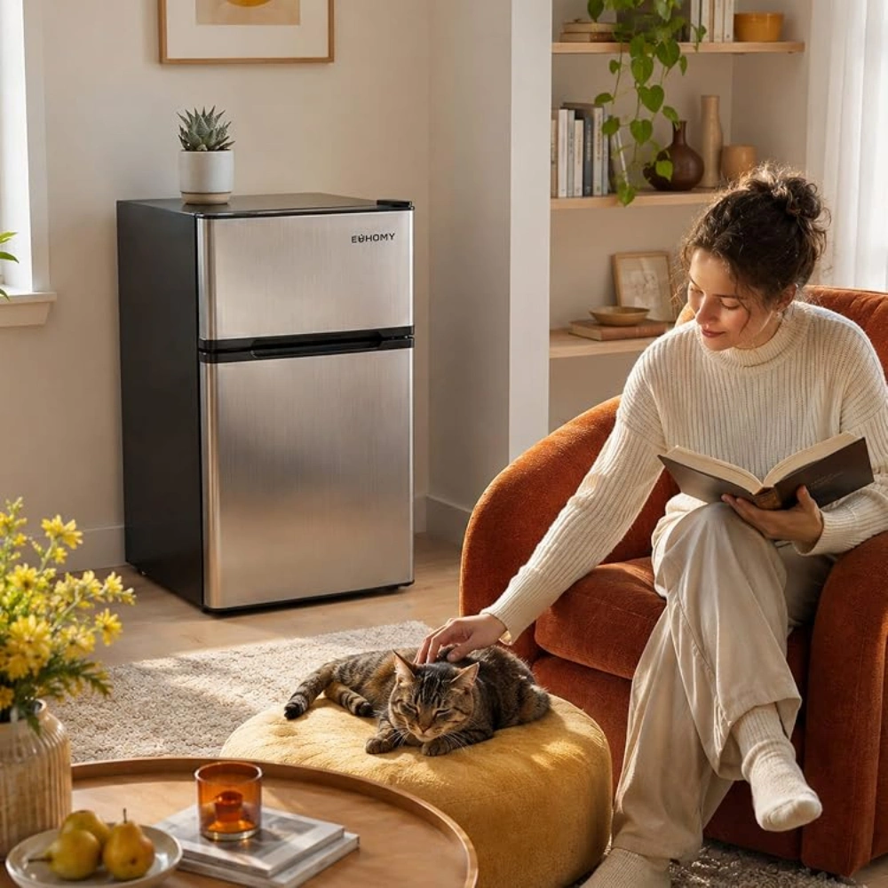 EUHOMY ice maker machine for home and MiniFridge